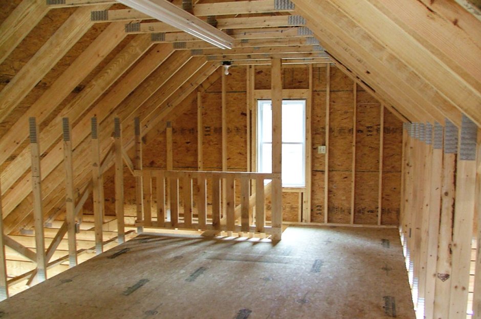 Каркас мансарды