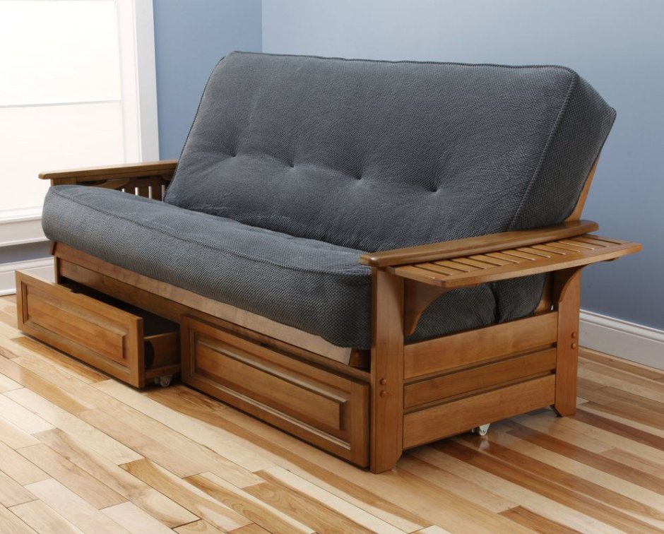 Диван деревянный раскладной