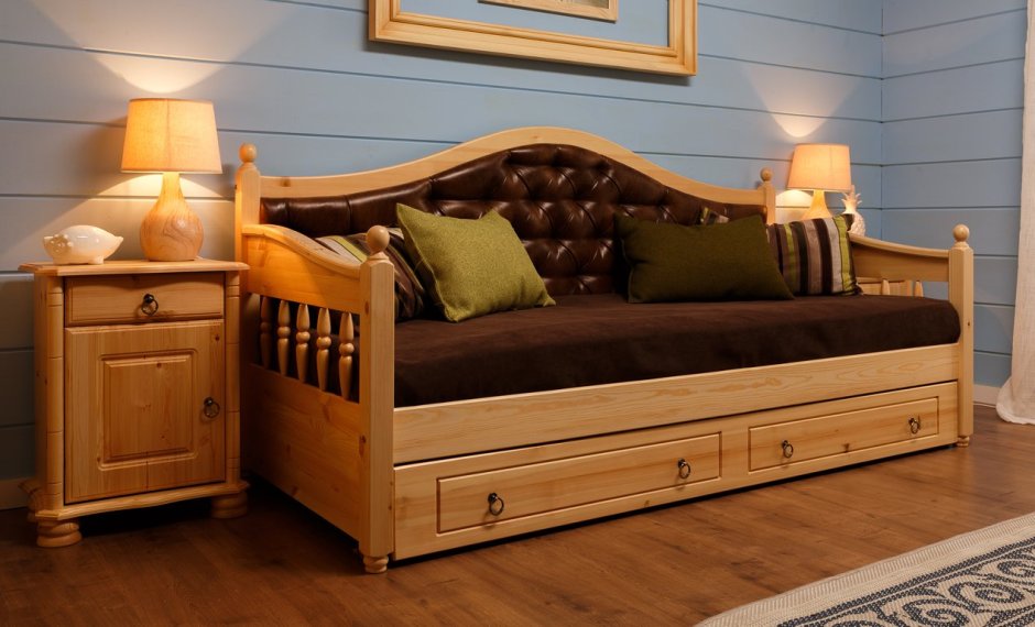 Кровать тахта мягкая f3 (Фрея)