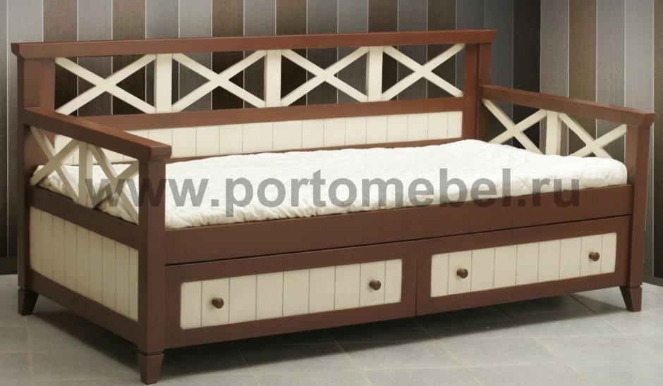 Диван - кровать lb 73 MK-2615-do темный орех