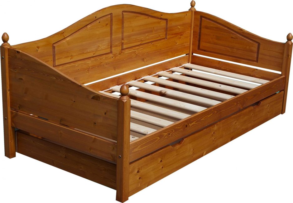 Кровать тахта из массива дерева Лорена 120х200