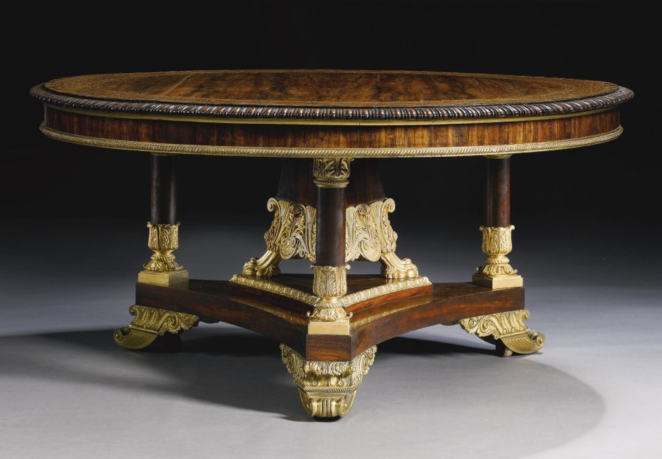 Подстолье для консоли из латуни