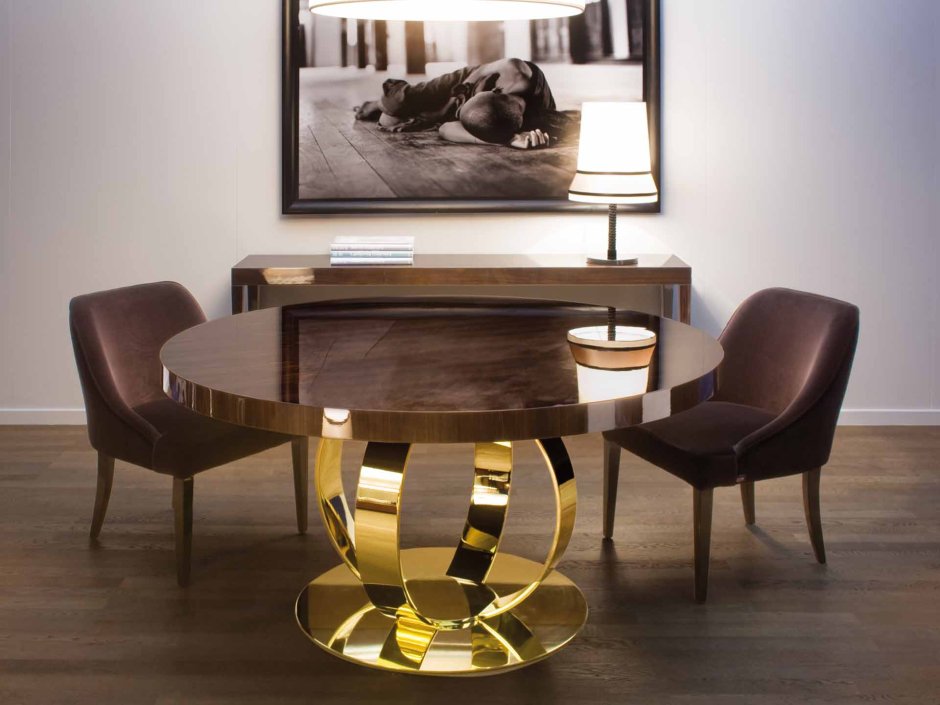 Журнальный столик круглый