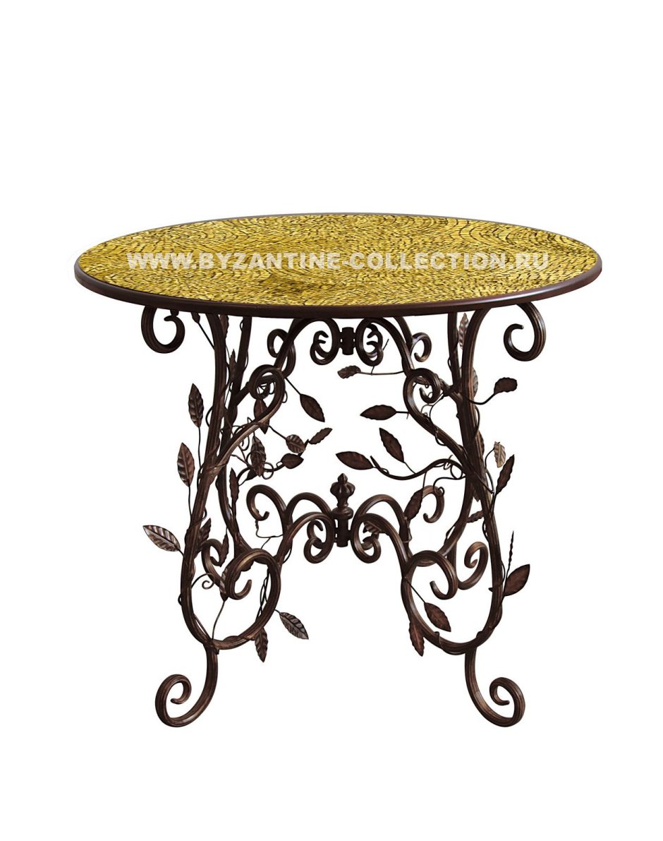 Стол с бронзовыми ножками