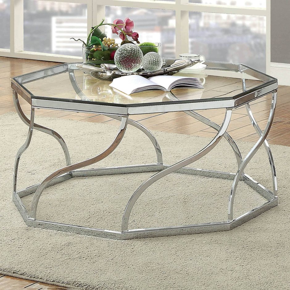 Декор стола хром