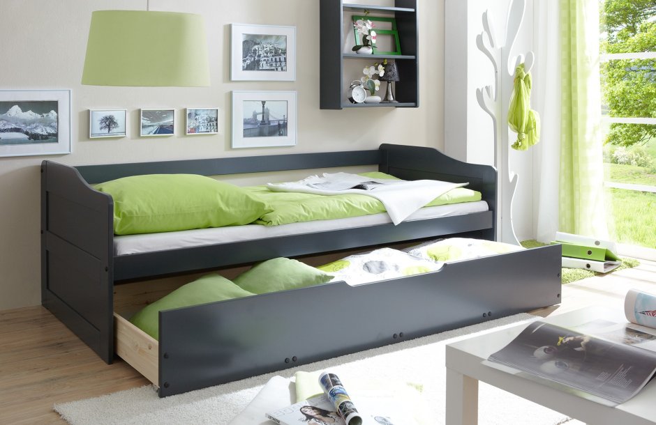 Выкатная кровать для двоих детей икеа