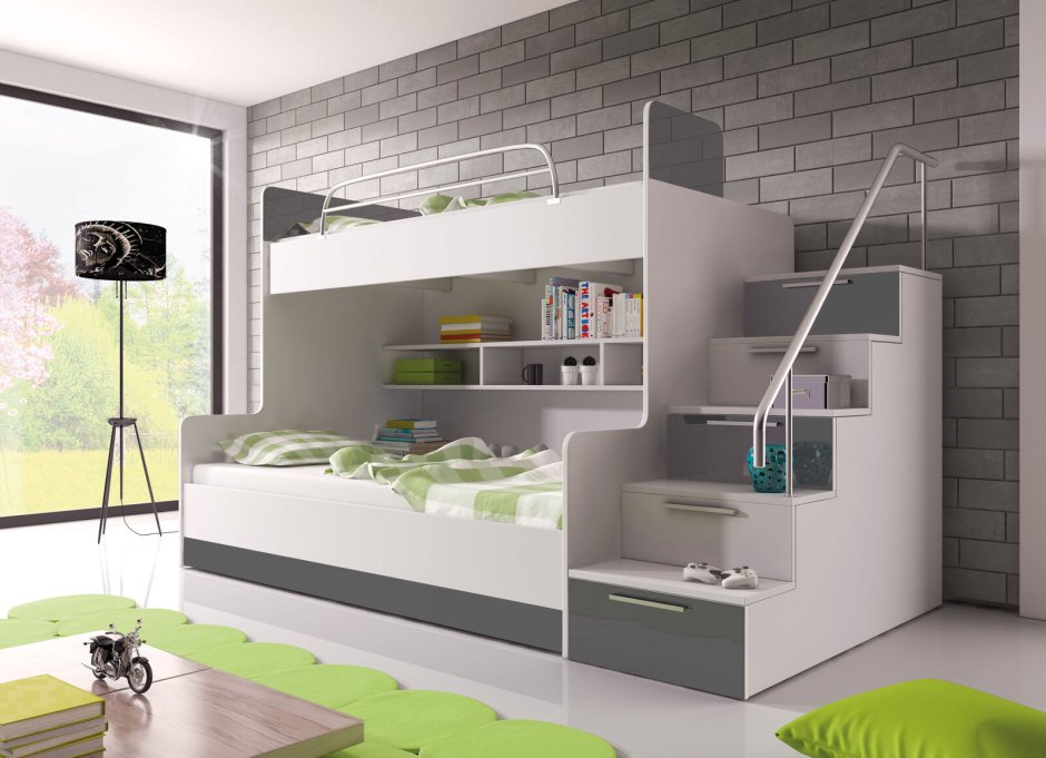 2х ярусная кровать лофт