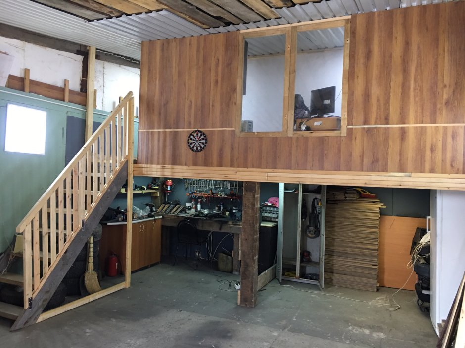 Гараж 2 этажа