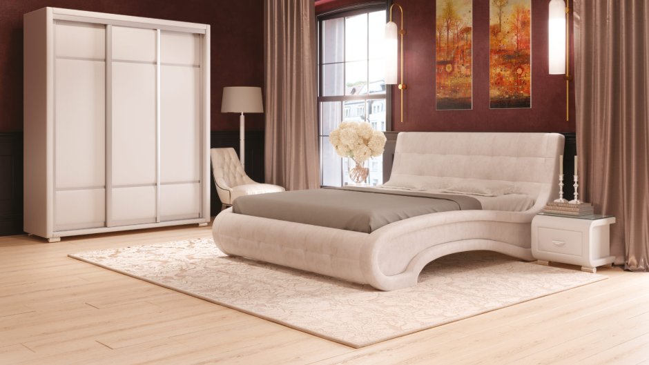 Кровать из паллетов