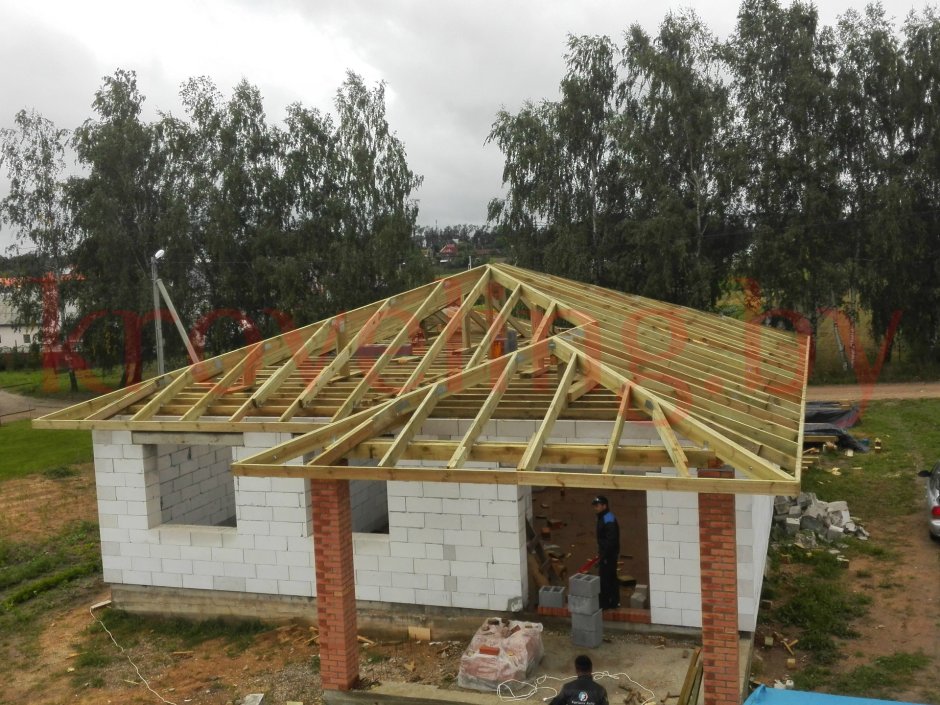 4 Скатная крыша