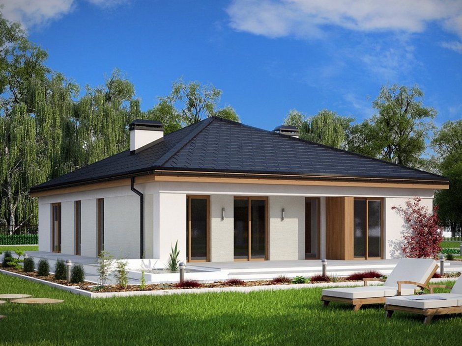 Вальмовая шатровая четырехскатная крыша