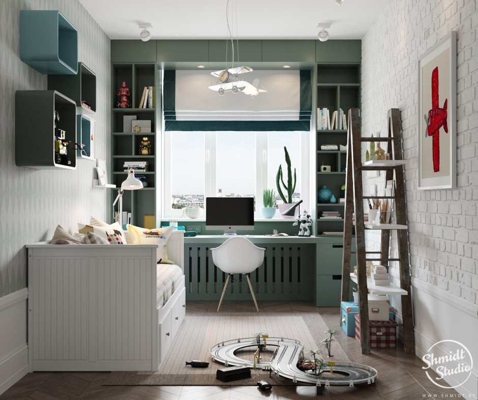 Интерьер детской комнаты для подростка