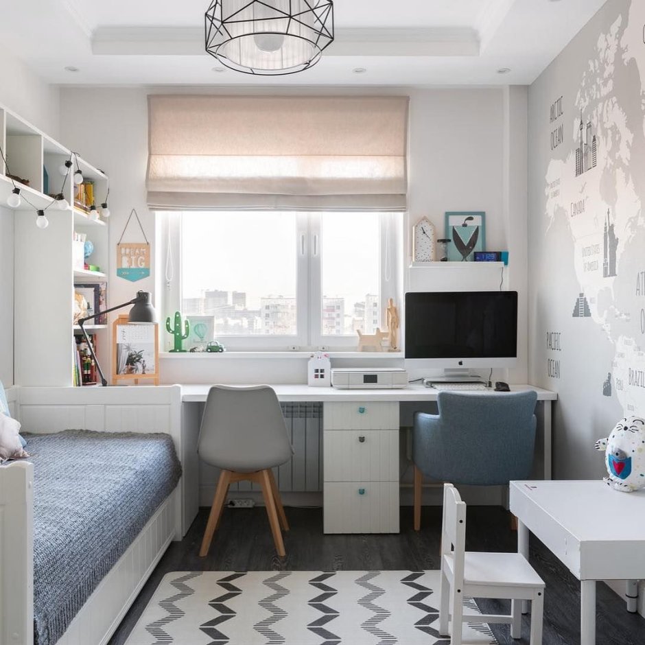 Потолок в комнате подростка мальчика