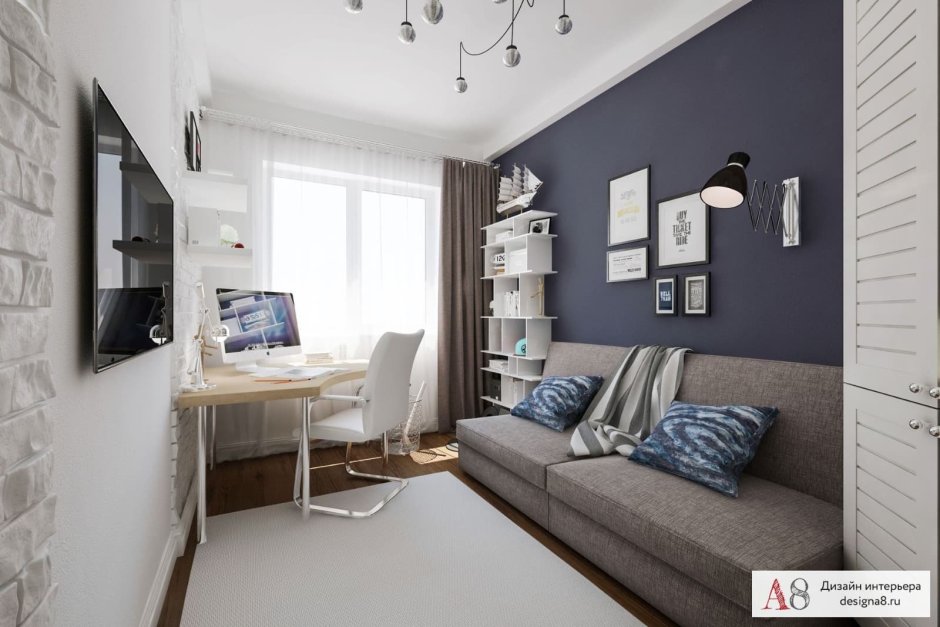 Узкая детская для мальчика