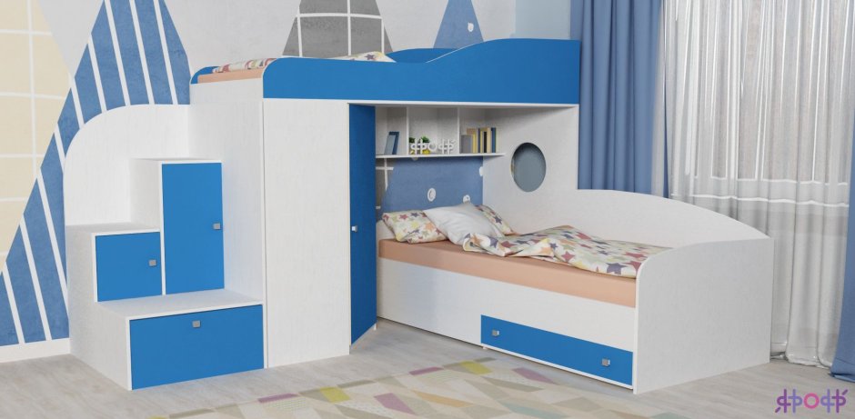 Кровать чердак Монти