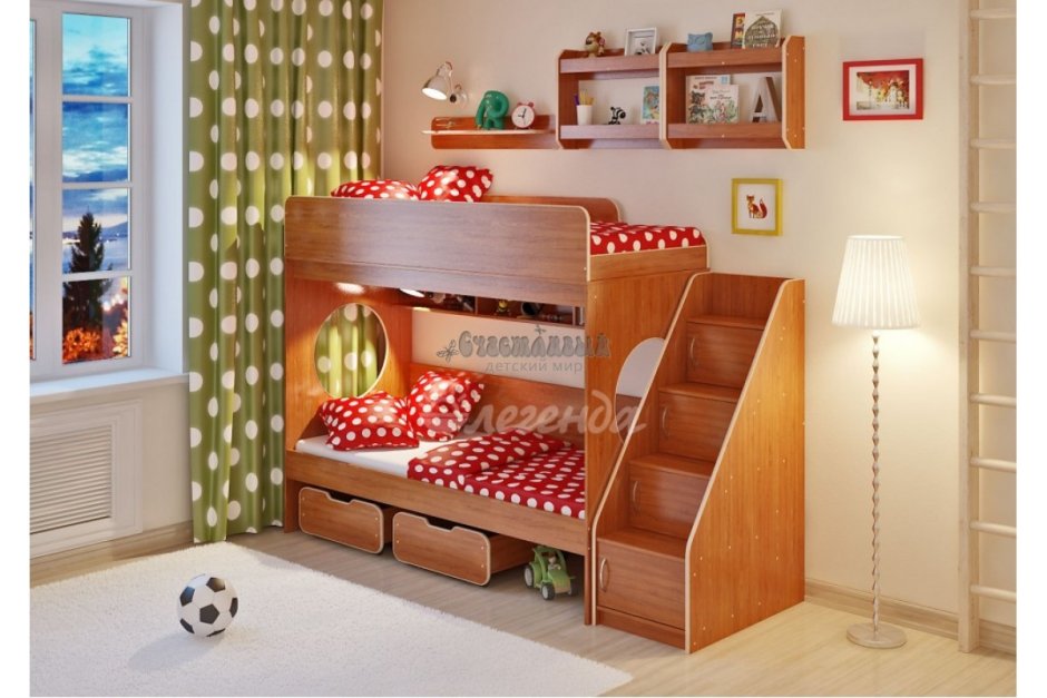 Кровать двухъярусная Легенда 7