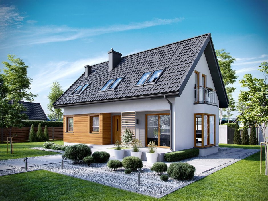 Проекты мансардных домов