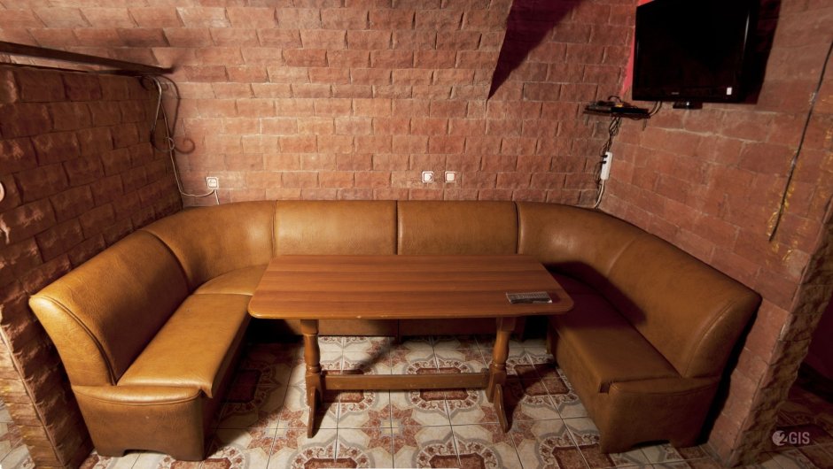 Мягкий уголок в баню