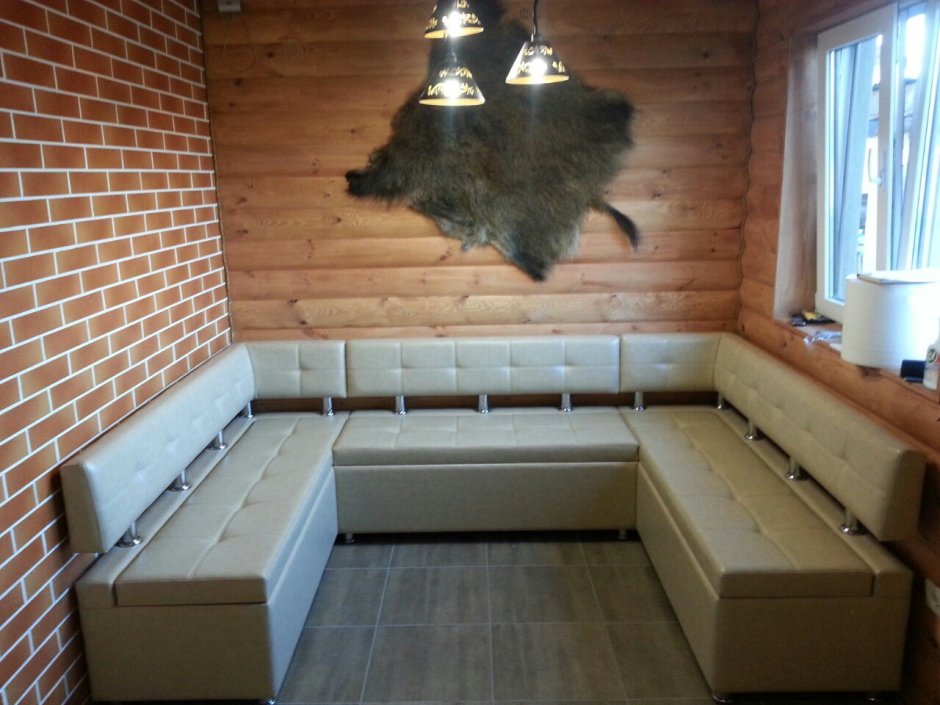 Угловая скамейка на террасу