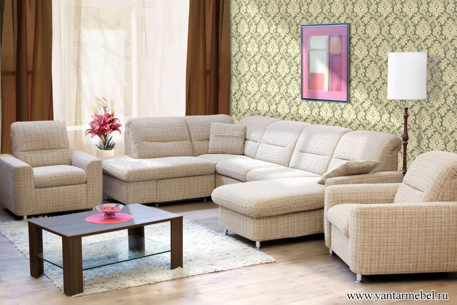 Диван угловой мебельный