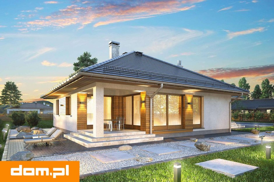 Проект бунгало одноэтажное s-143