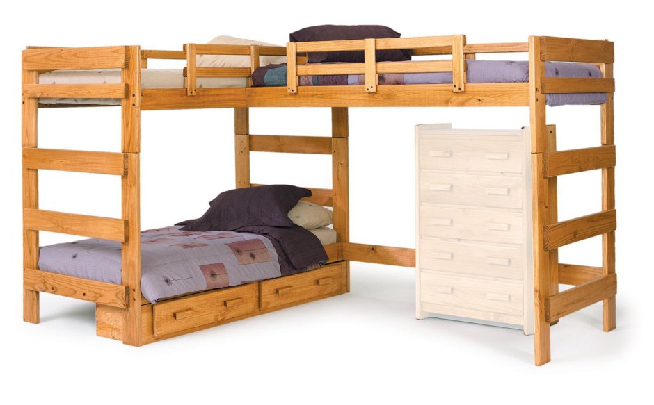 Кровать детская Пилигрим 2 ярусная