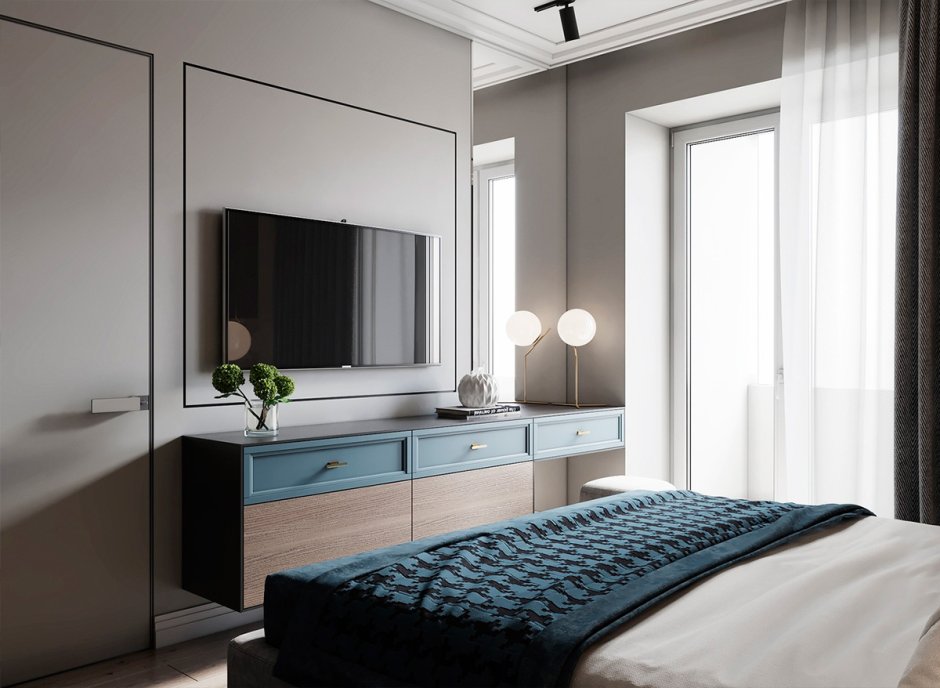 Телевизор в спальне