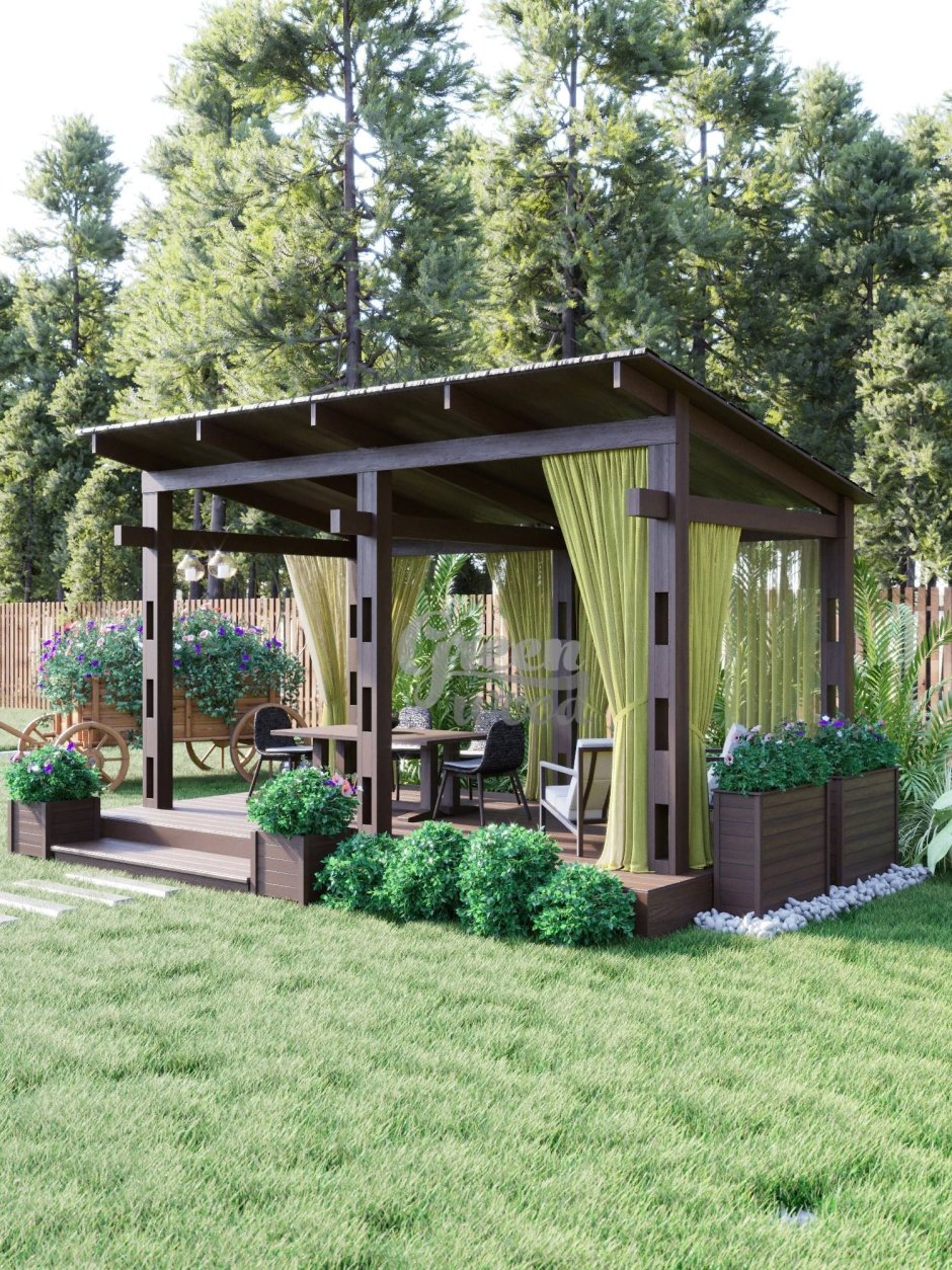 Модель беседки "Грин Вуд"