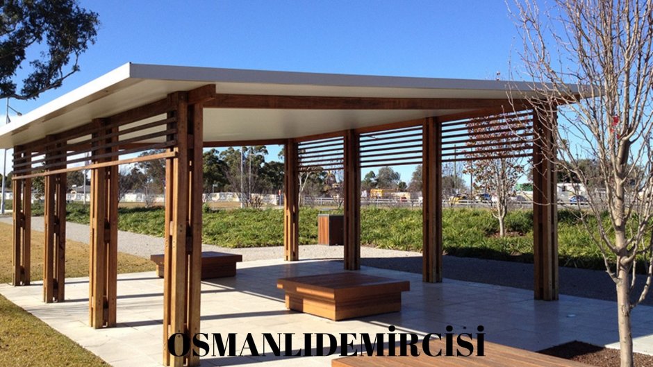 Беседка односкатная 3х3