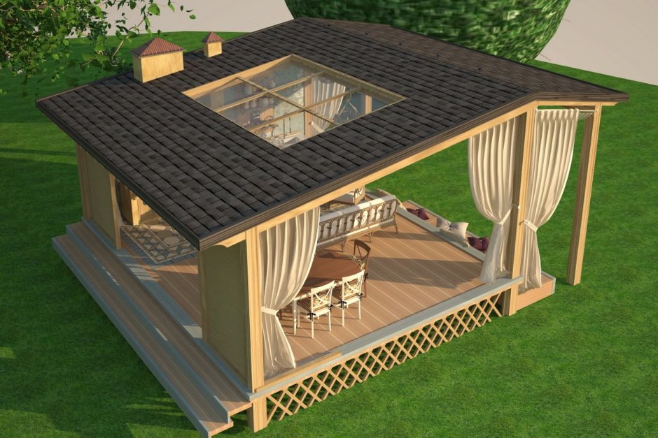 Беседка 3х5 Зодчий