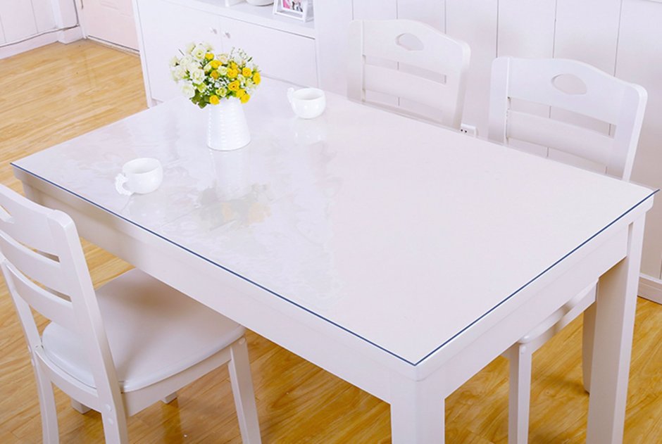 Прозрачная силиконовая клеенка "жидкое стекло" 0,5мм*1,20м*20м, Китай 152-006