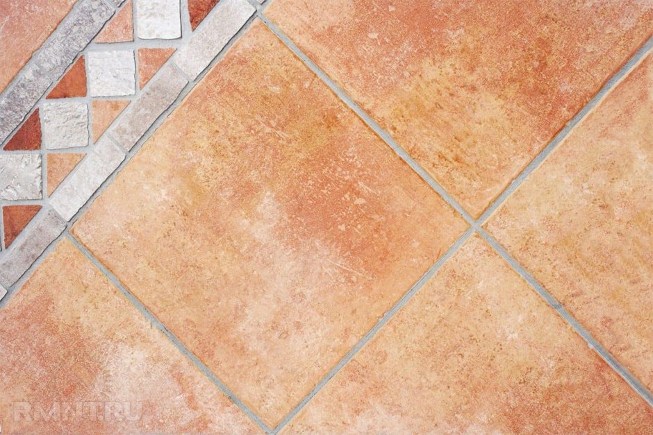 Плитка на пол терракота