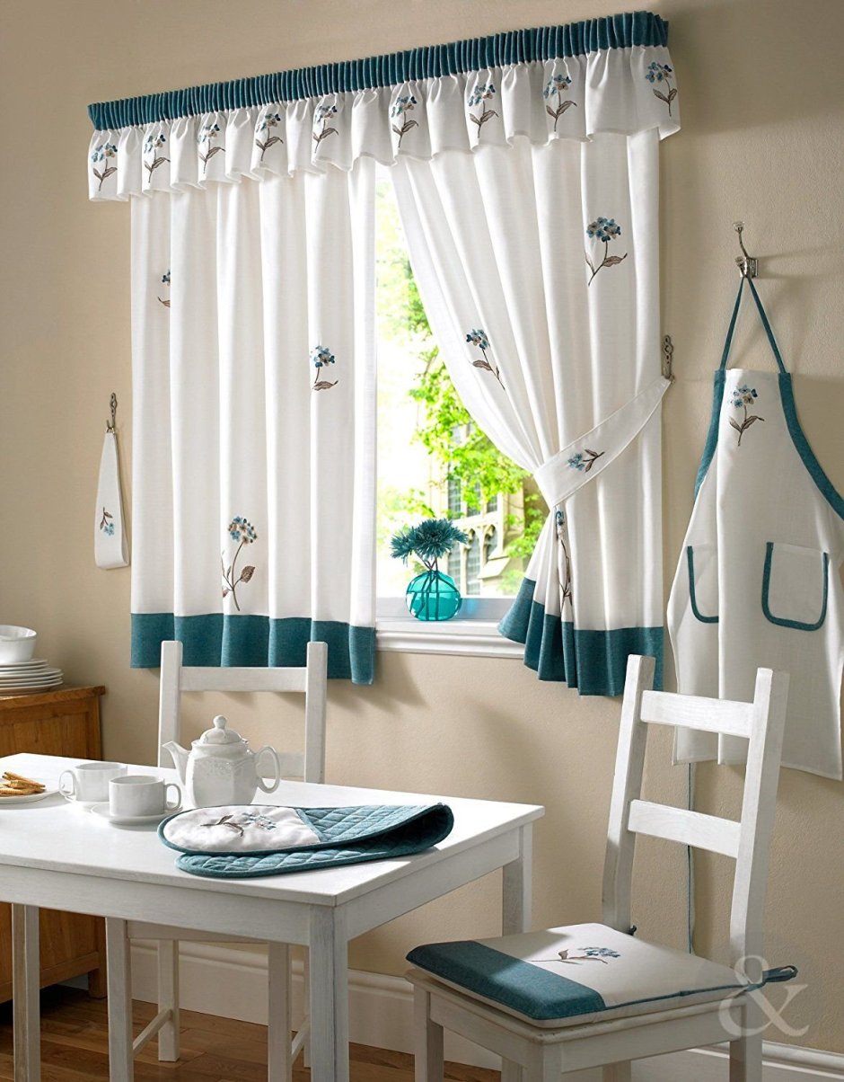 Занавески на кухонное окно