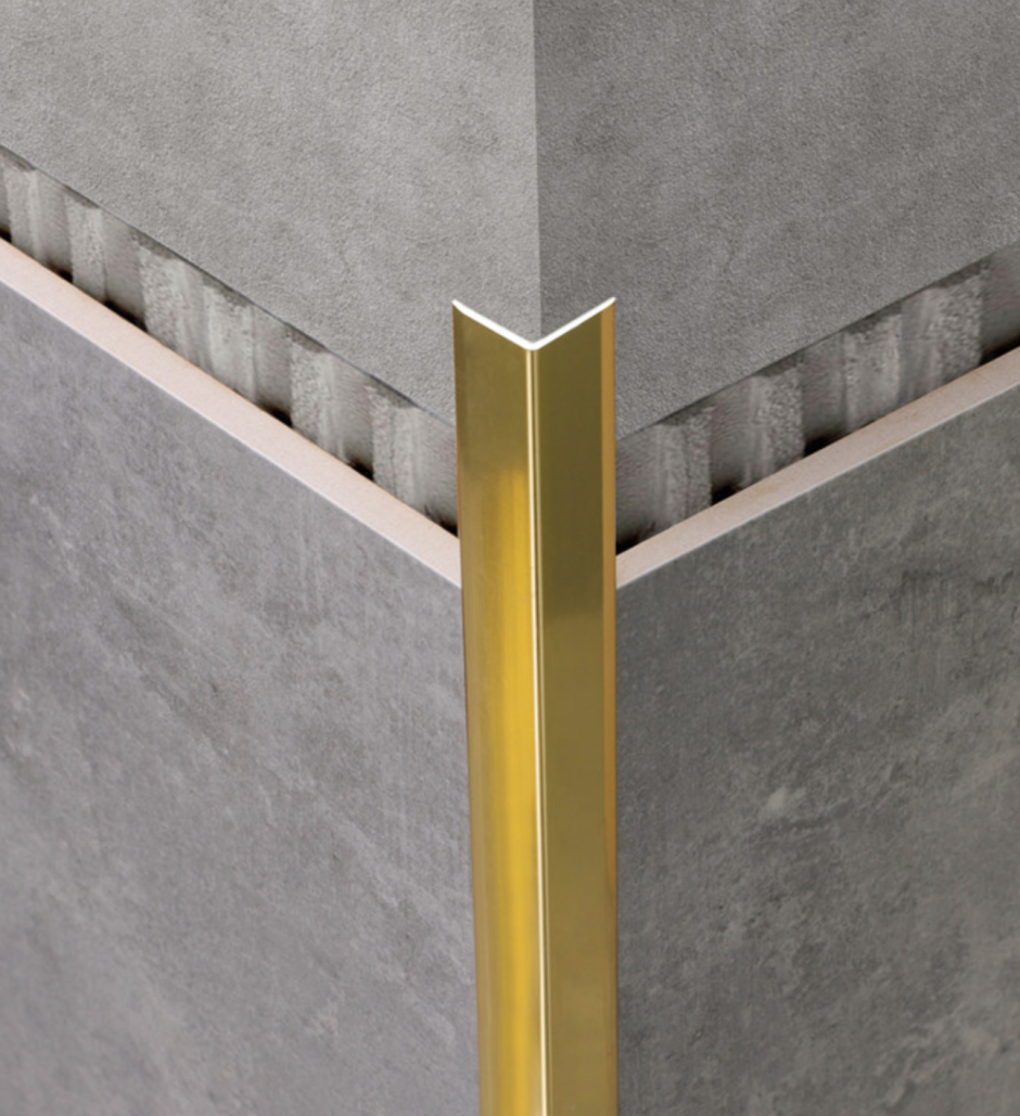 Трим алюминиевый 10 мм анодированный для плитки