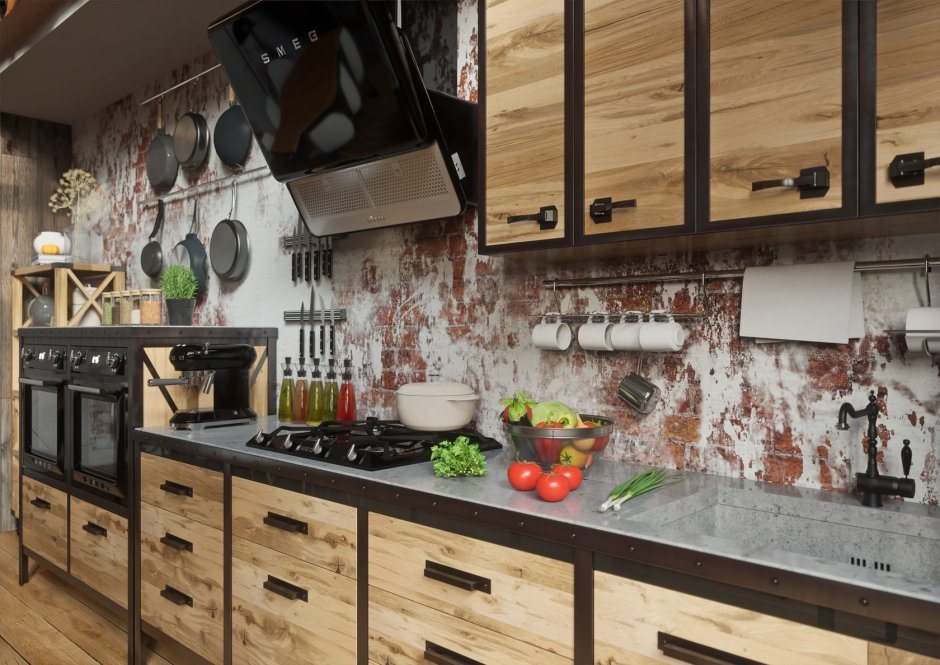 Барбекюшница лофт