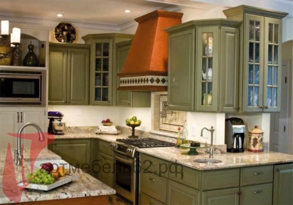 Оливковая кухня икеа