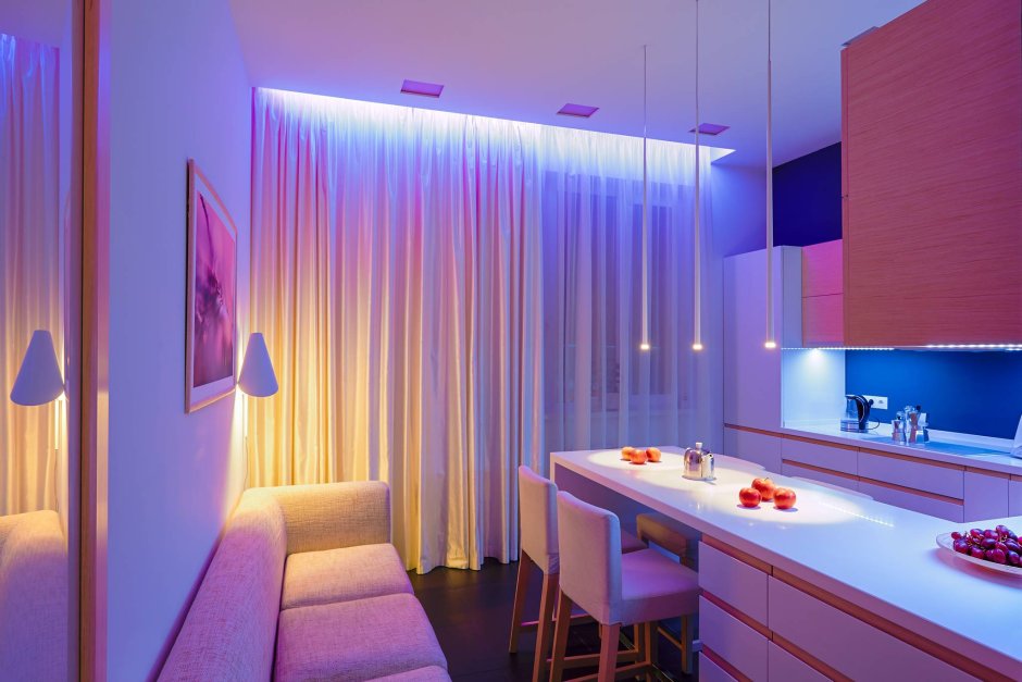 Фиолетовая РГБ подсветка