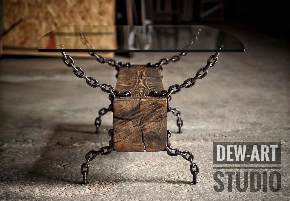 Столик из цепи