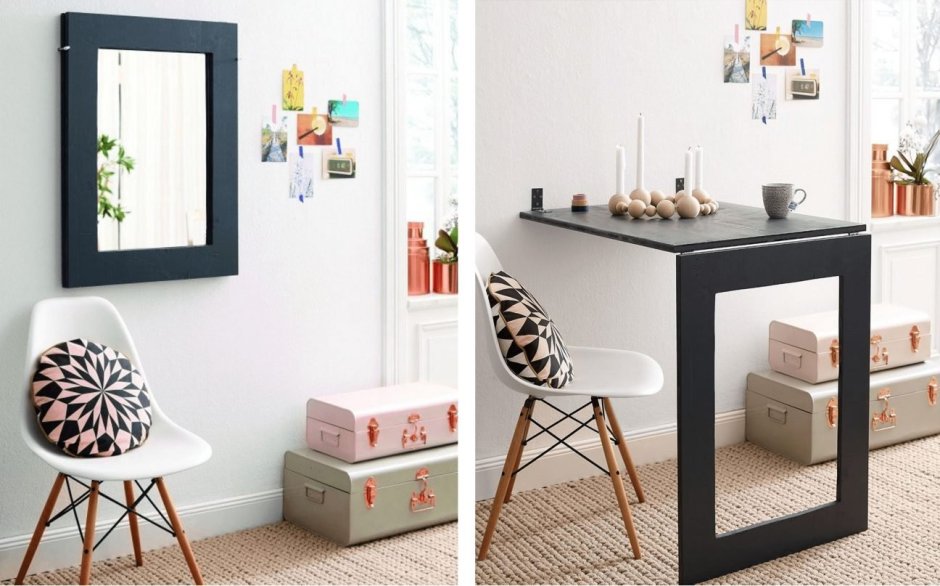 Откидной стол-зеркало трансформер "Mirror".