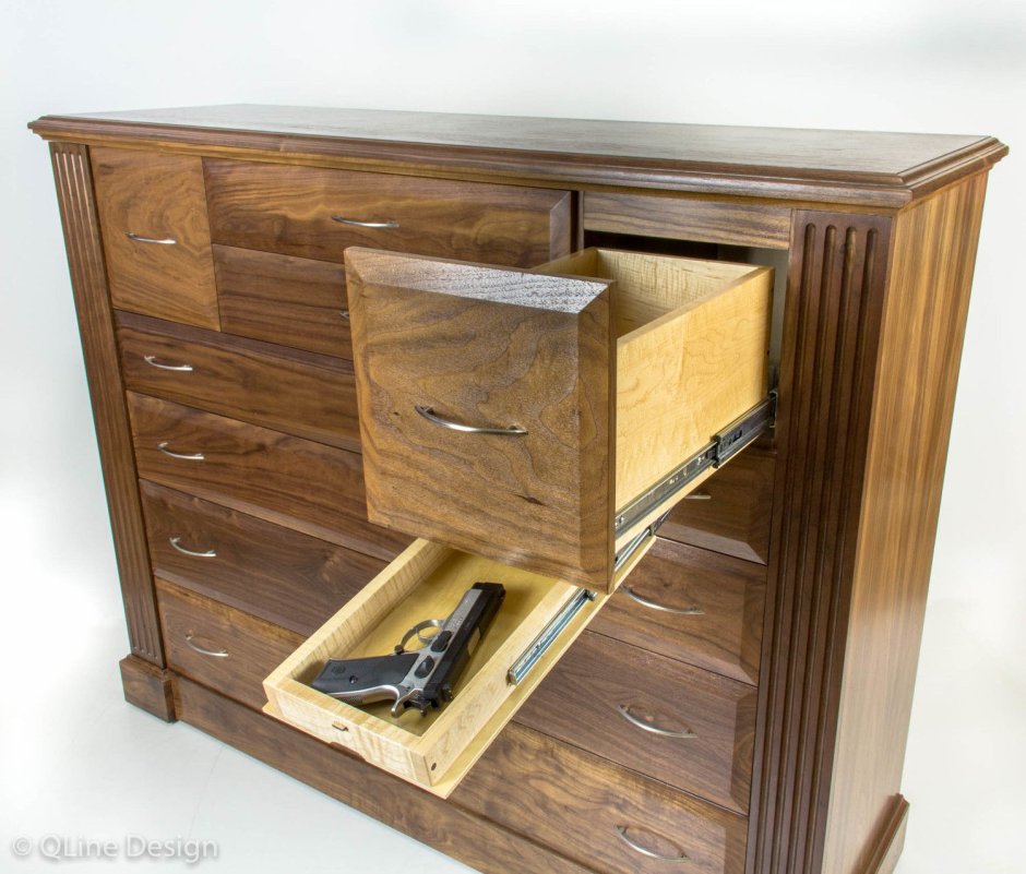 Потайной ящик в мебели