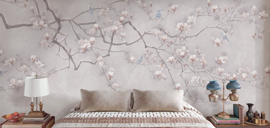 Обои линкруста в интерьере