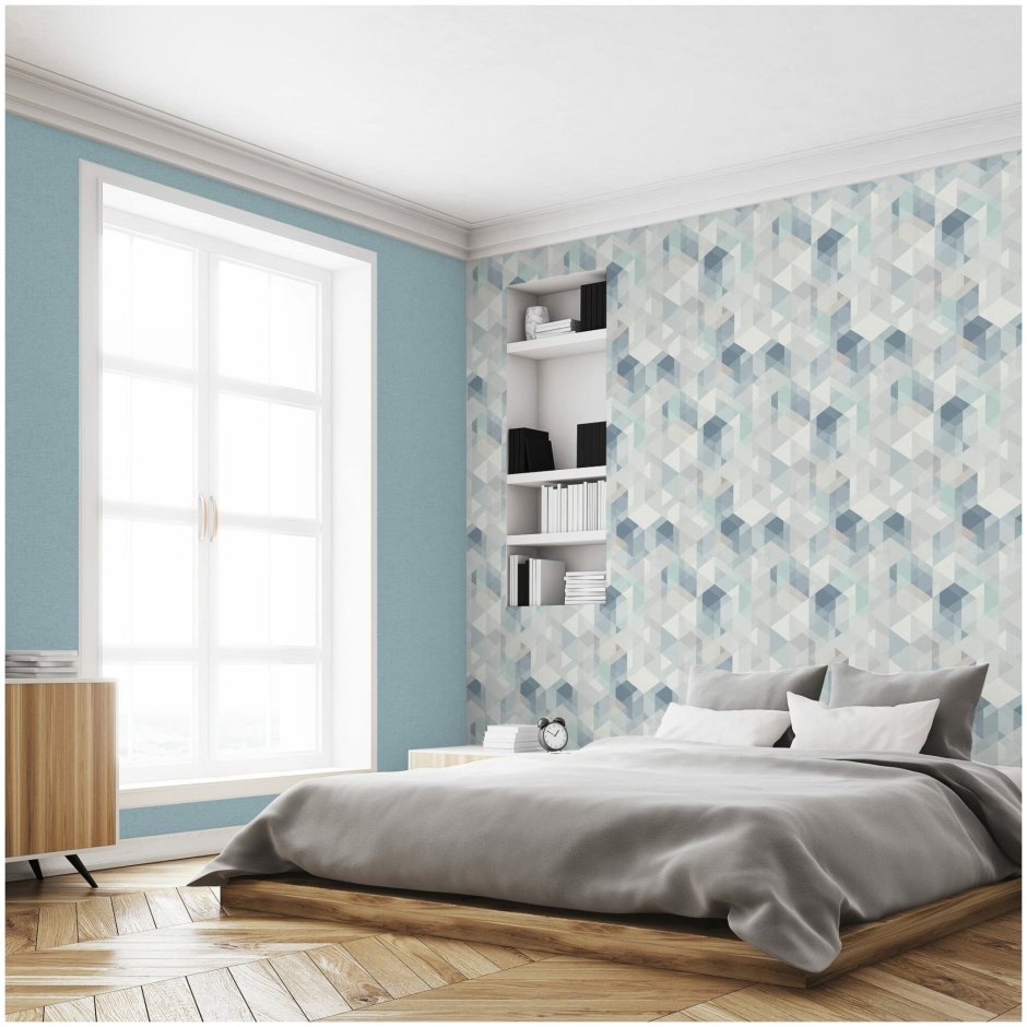 Настенные обои с кругами