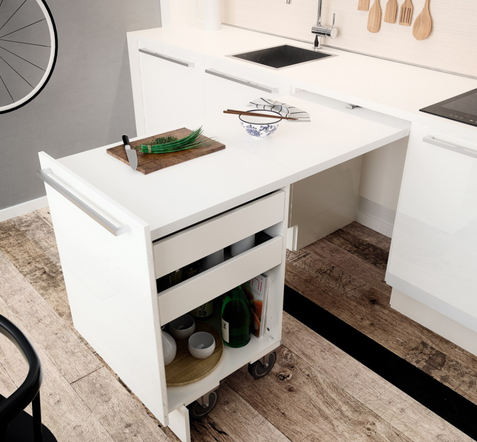 Компактный стол на кухню