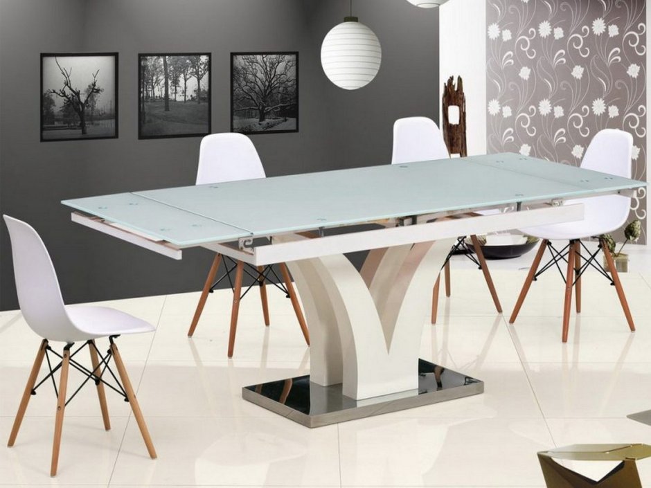 Стол ESF DT-43 белый