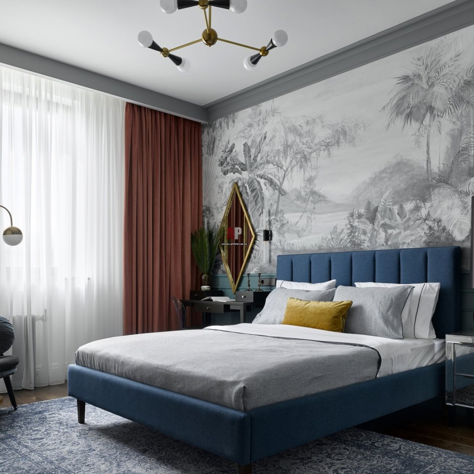 Обои для спальни 2020 современные