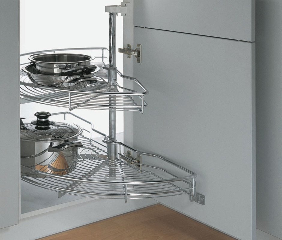 Поворотная Карусель 1/2 Kessebohmer хром