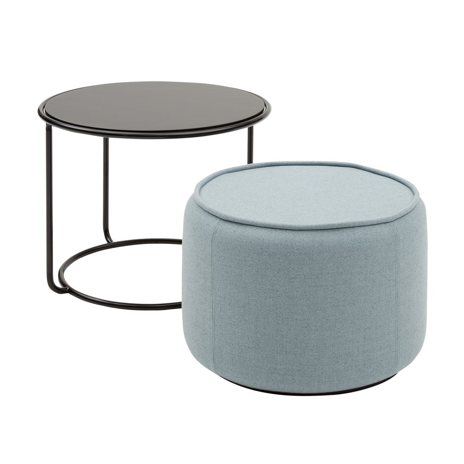 Tom Pouf & Side Table