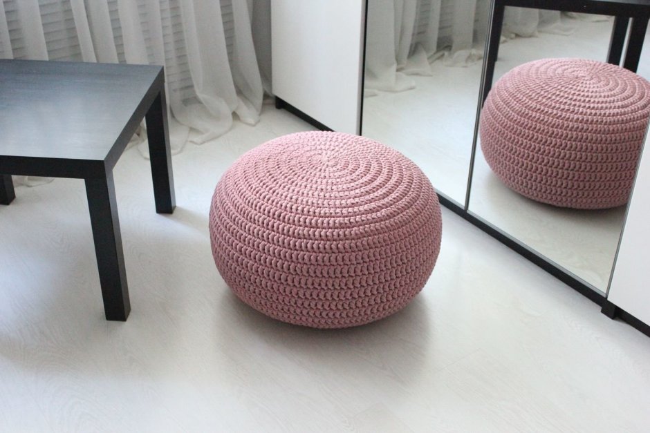 Плетеный пуф икеа