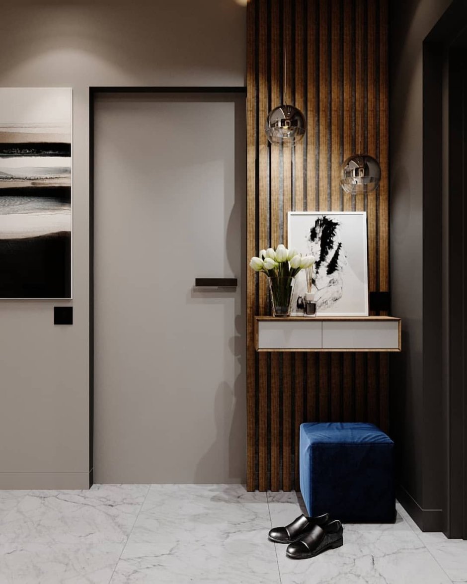 Парящий шкаф в прихожую