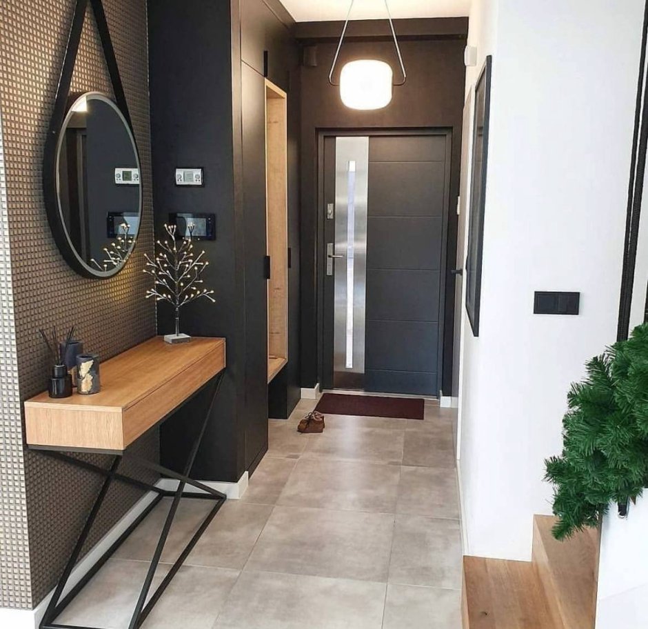 Комод в коридор с зеркалом